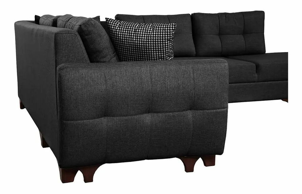 Rohová sedačka Kraty (šedá) (L)