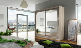 Šatníková skříň Brandon 8 (trufla)