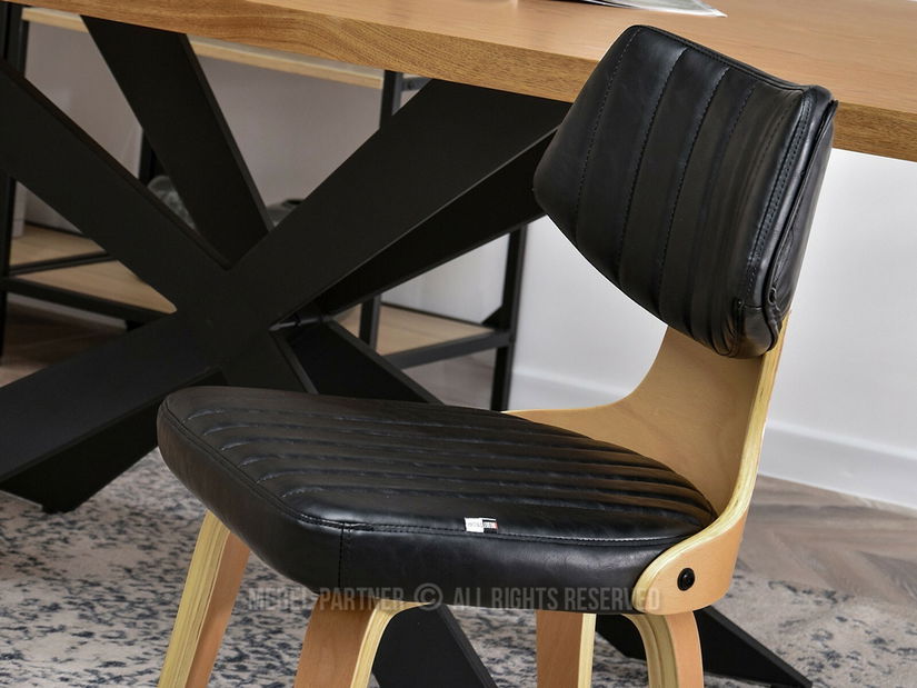 Židle Iris (dub černý + dub)