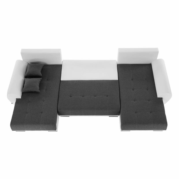 Rohová sedací souprava Trendy (ekokůže 26 + Malmo 90) (P)