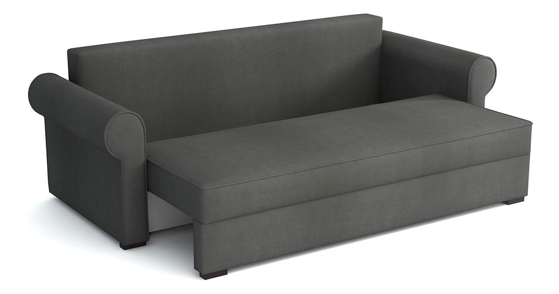 Rozkládací pohovka Mosuria (béžová) (s úl. prostorem)