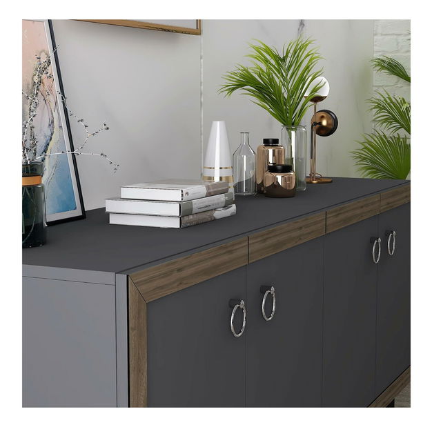 Skříňka Sotema 1 (antracit + ořech)