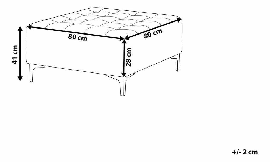 Taburet Aberlady (fialová)
