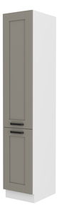 Potravinová kuchyňská skříň Lucid 40 DK 210 2F (claygrey + bílá)