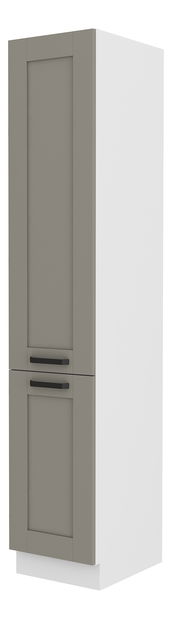 Potravinová kuchyňská skříň Lucid 40 DK 210 2F (claygrey + bílá)