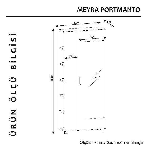 Předsíňová sestava Mery (Ořech)