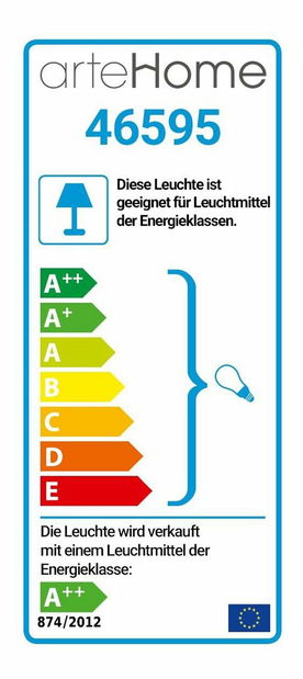 Závěsná lampa Lemay (černá)