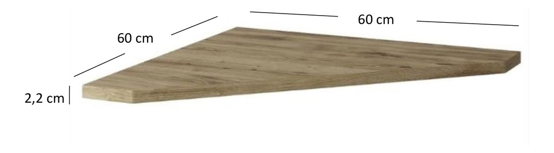 Roh k PC stolku Deloris Deloris (dub navarra)