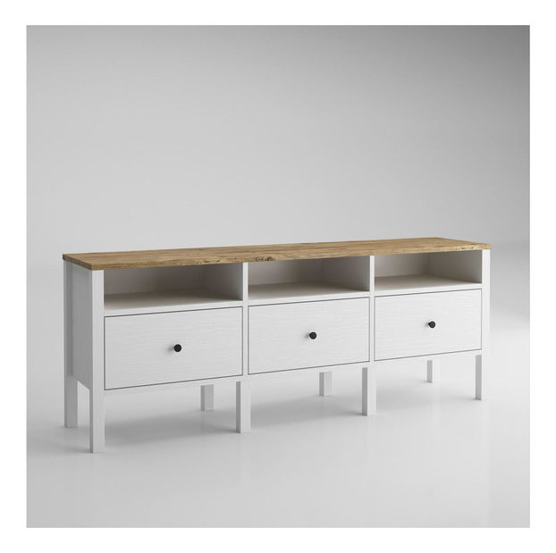 TV stolek/skříňka Franc 26 (bílé dřevo)