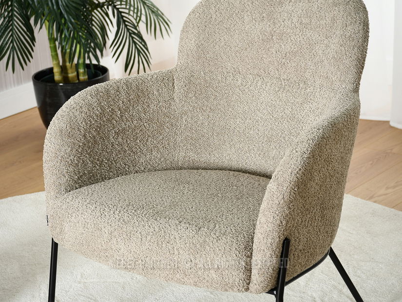 Křeslo Baggie F (béžová + černá)