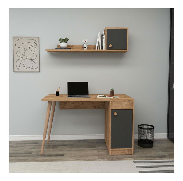 PC stolek Egress (borovice atlantická + antracit)