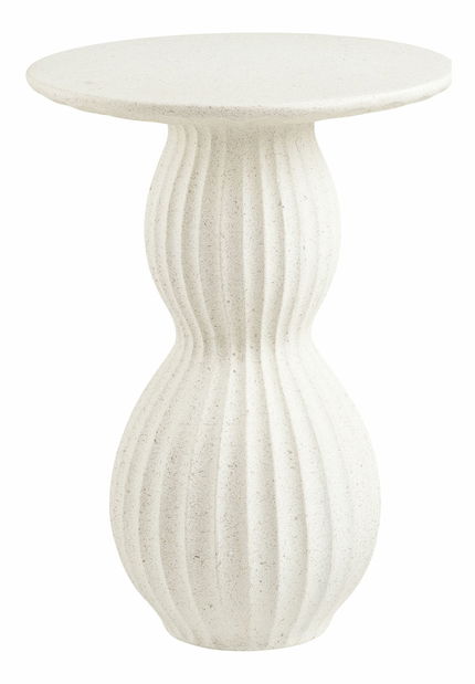 Příruční stolek Nivoria (bílá)