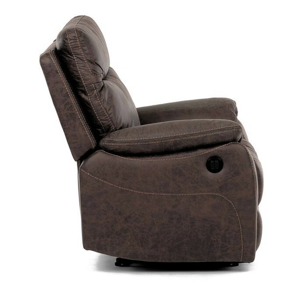 Relaxační křeslo Tělem (hnědá)