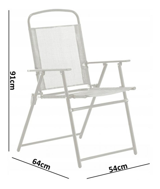 Zahradní sestava se slunečníkem Tenn 1 (černá)