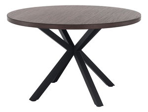 Jídelní stůl Marica (tmavě hnědá + černá)