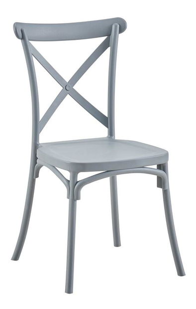 Zahradní židle Saviva (šedá)