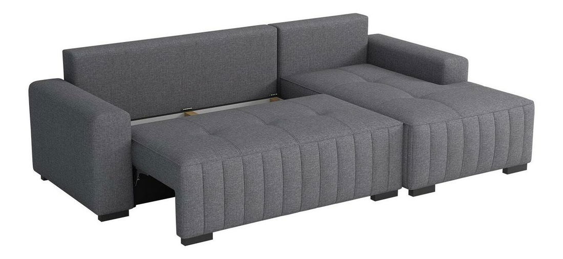 Rohová rozkládací sedačka s úložným prostorem Salvatore (Manila 14) (L)