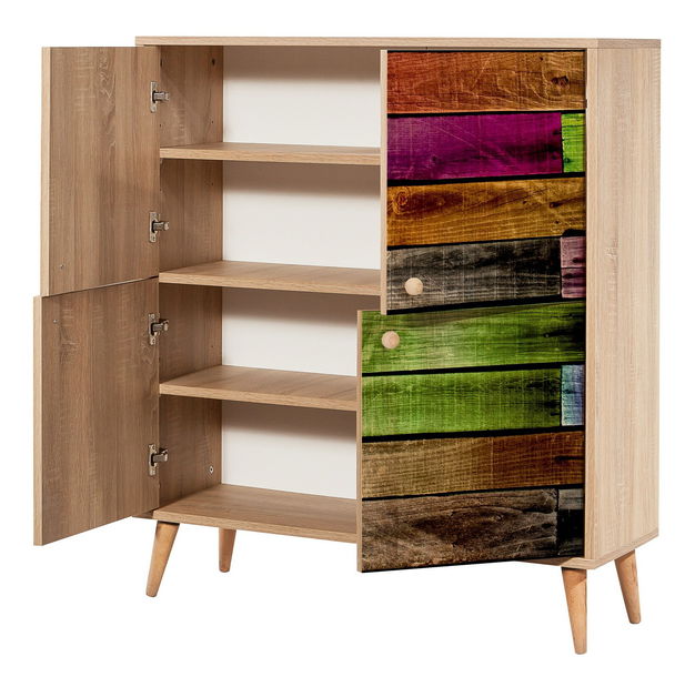 Předsíň Maluxe 726 (dub sonoma + antracit)