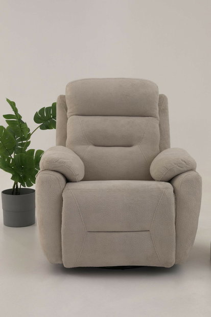 Polohovatelné křeslo Comforto M (krémová)