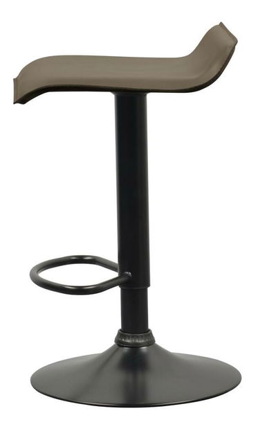 Barová židle Baily (taupe ekokůže)