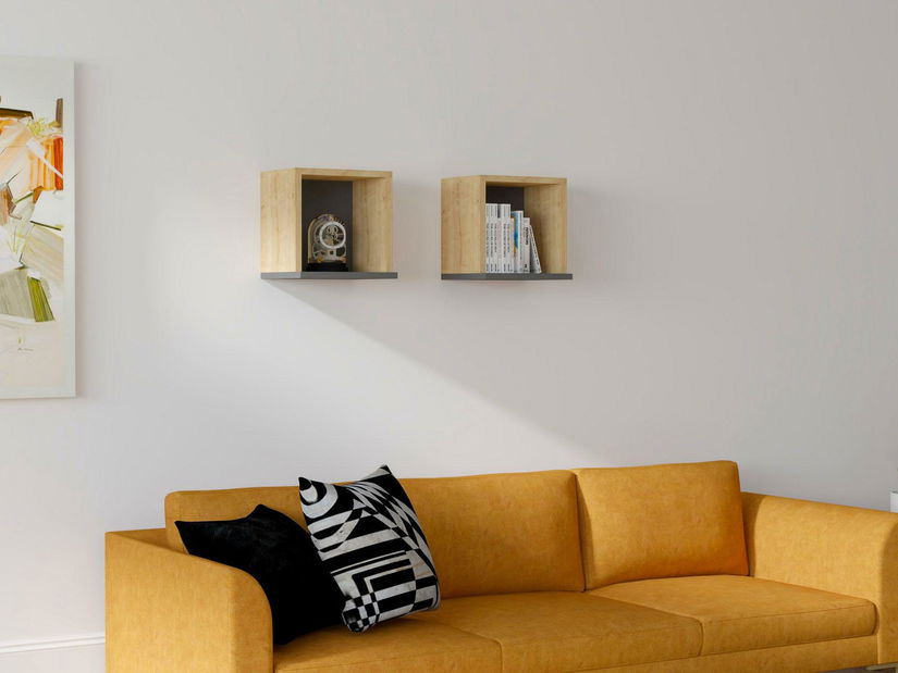 Set 2ks. polic Matato (dub safírový + antracit)