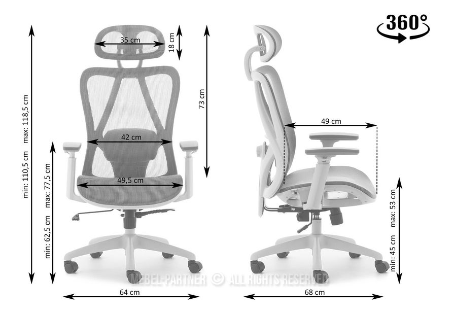 Židle Dodo (šedá)