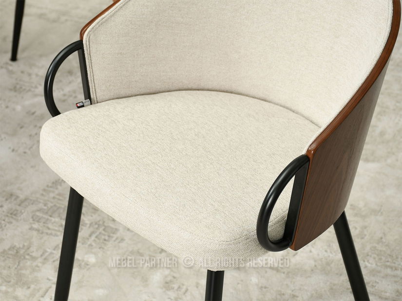 Židle Elviria K (ořech + černá)