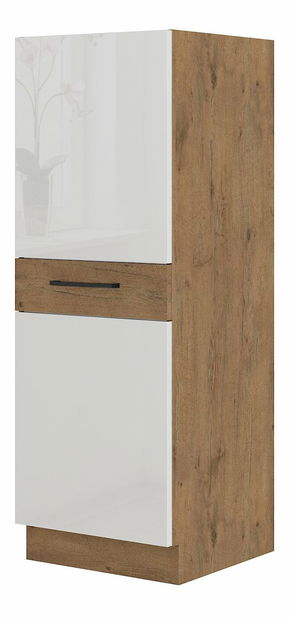 Dolní kuchyňská skříňka Virion 50 DK 145 1F (3S) BB (dub lancelot + lesk bílý)