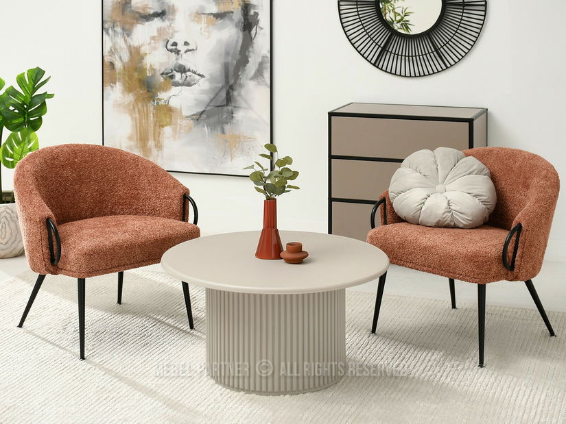 Konferenční stolek Dinamarca (béžová)