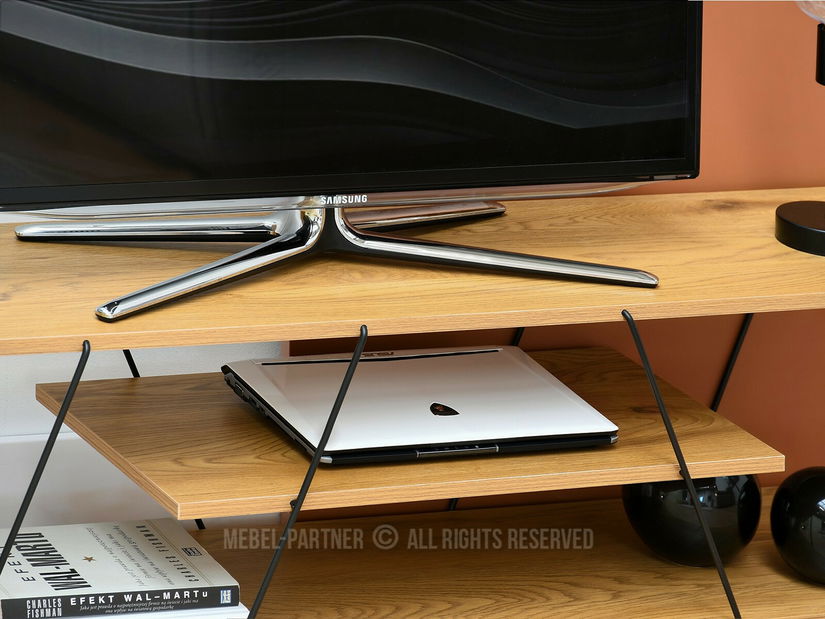 TV stolek/skříňka Haika (dub + černá)