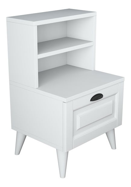 Noční stolek Beddy (Bílá)