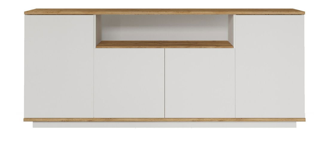 Skříňka Fera 15 (Borovice antlantic + Bílá)