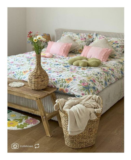 Manželská postel 160 cm Tulia 160 (krémová + černá)