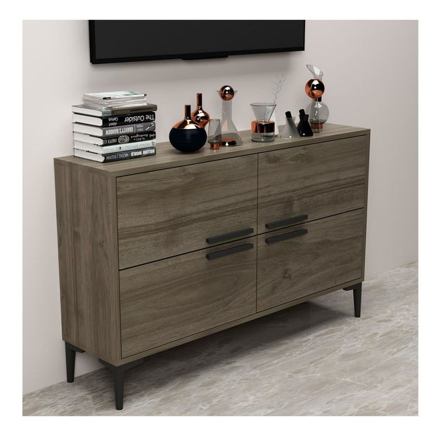 TV stolek/skříňka Kipobu (ořech)