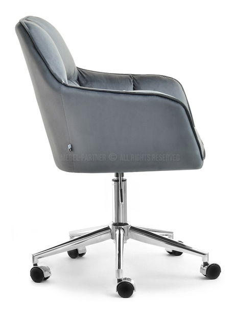 Křeslo Island (grafit + zlatá)