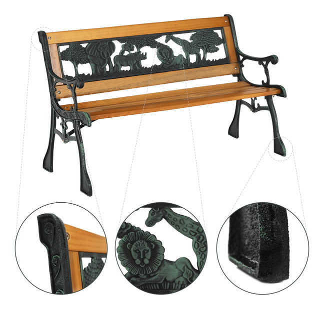 Dětská zahradní lavička Nattesa