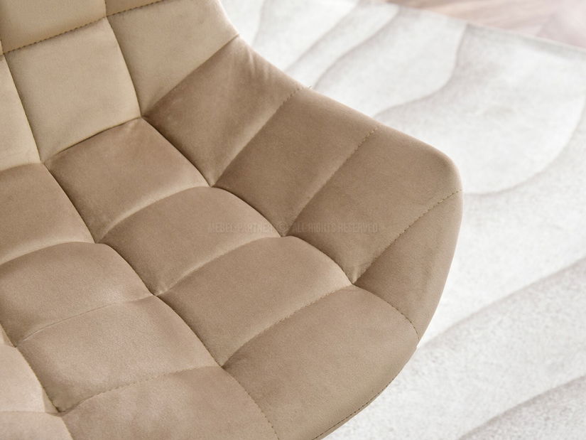 Židle Eleanor (béžová + chromová)