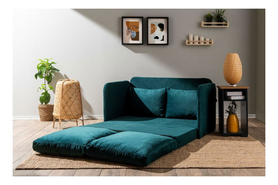 Rozkládací pohovka Sagoretti (petrolejová)