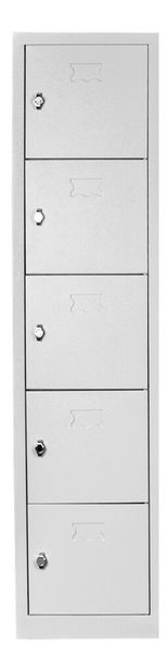 Uzamykatelná skříň Jessia 22 (šedá)