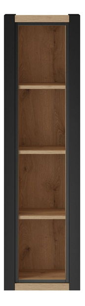 Polička Armin Typ 87 (dub taurus + matná černá)