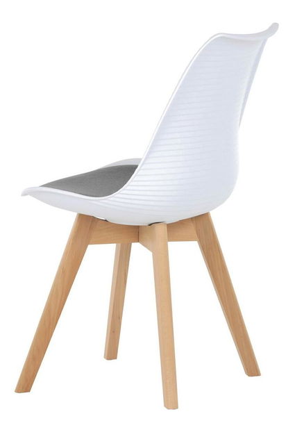 Jídelní židle Consulares (bílá + šedá)