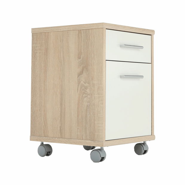 Kancelářský kontejner Hansa 2 NEW 07 (dub sonoma + bílá)