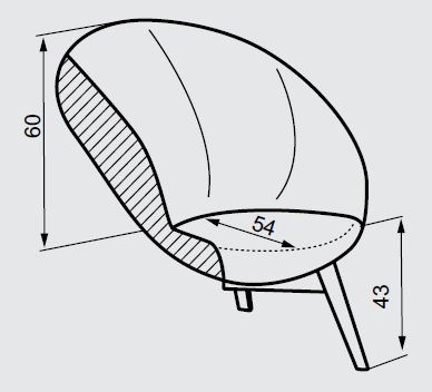 Křeslo Patricia (zelená)