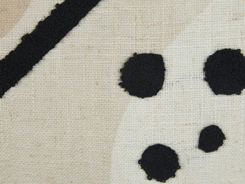 Sada 2 ozdobných polštářů 30 x 50 cm Oste (béžová)