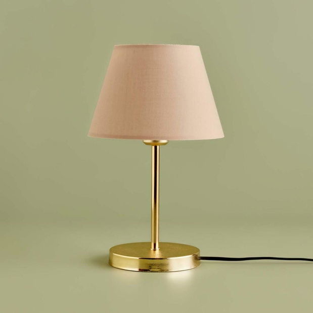 Stolní lampa Astalasso 2 (béžová + zlatá)