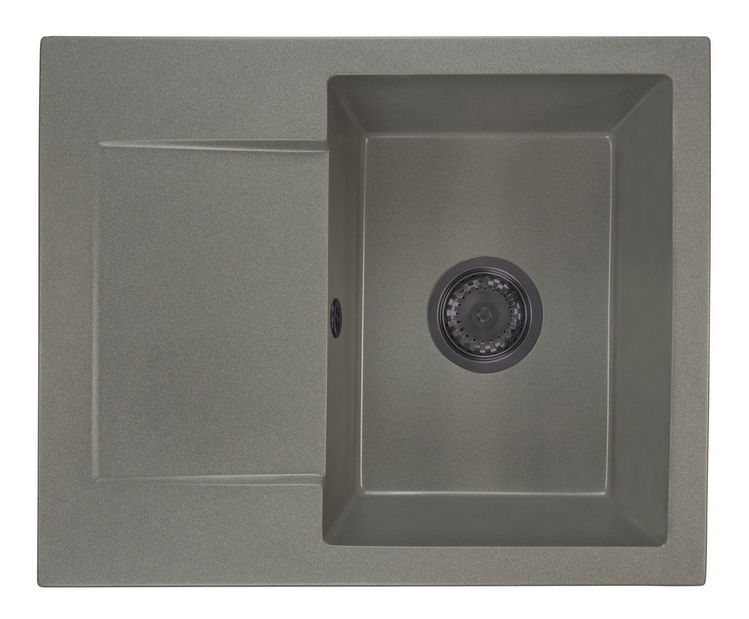 Kuchyňský dřez Dalgam (šedá) (bez otvoru pro baterii) (L)