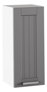Horní kuchyňská skříňka Janne Typ 2 (tmavě šedá + bílá)