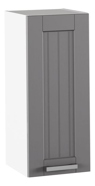 Horní kuchyňská skříňka Janne Typ 2 (tmavě šedá + bílá)