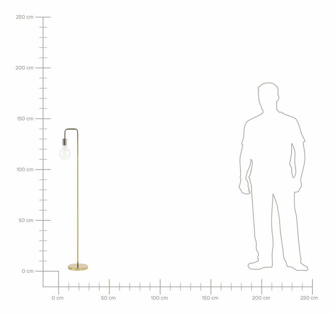 Stolní lampa Sharry (zlatá)