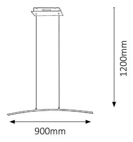 Závěsné svítidlo Addison 5759 (broušený hliník)
